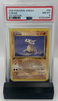 1999 Pokémon Jungle 1st Edition Cubone #50/64 PSA 8