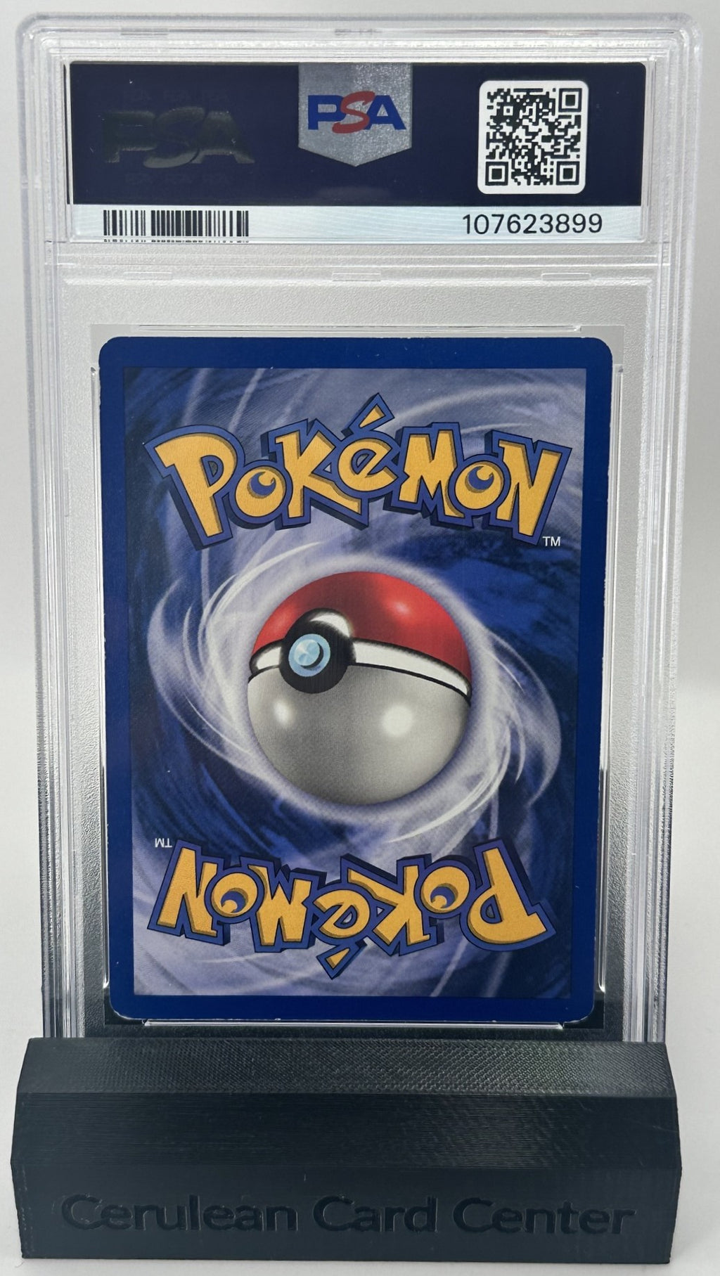 Back of 1999 Base Set Charmander #46/102 PSA 6 graded card