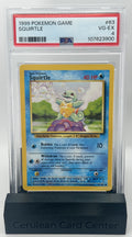 1999 Pokémon Base Set Squirtle #63/102 PSA 4