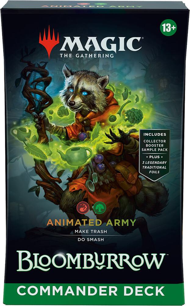 Magic The Gathering Bloomburrow Animated Army Commander Deck