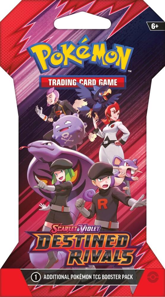 Pokémon TCG Destined Rivals Sleeved Booster Pack – 10 Cards