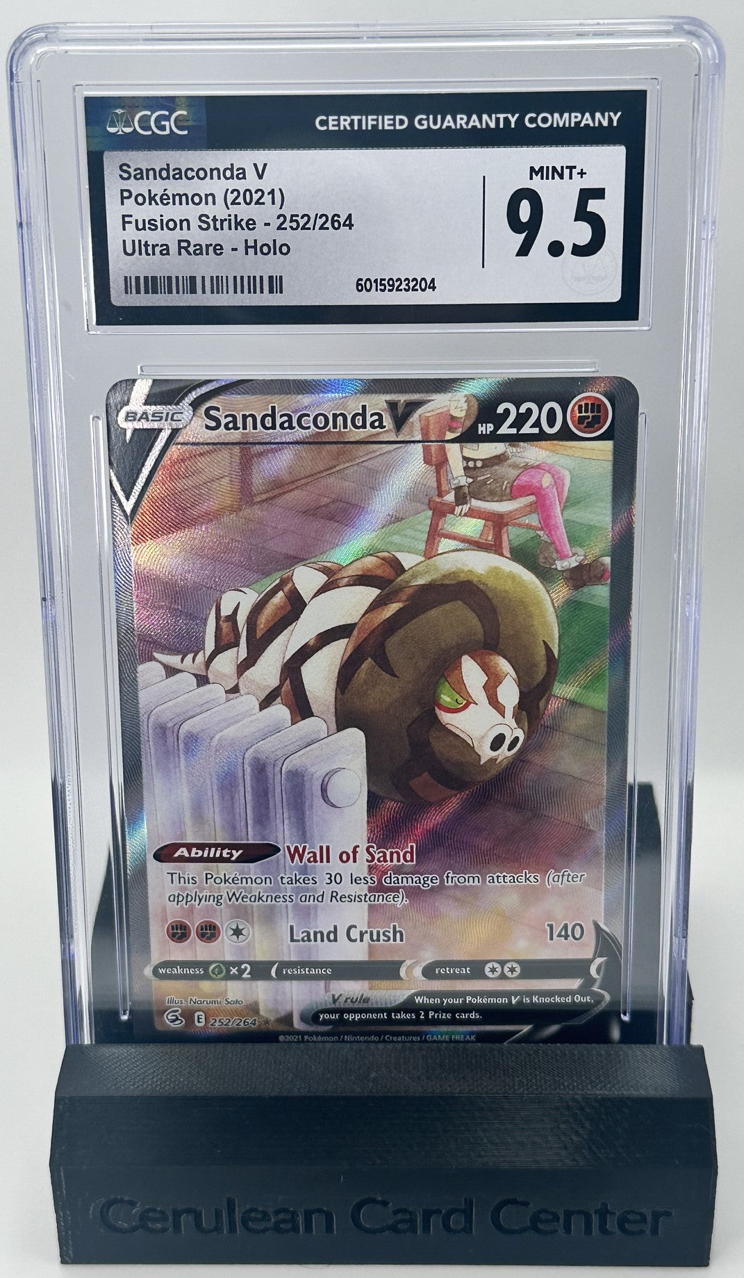 Sandaconda V 252/264 Fusion Strike Alternate Art CGC 9.5