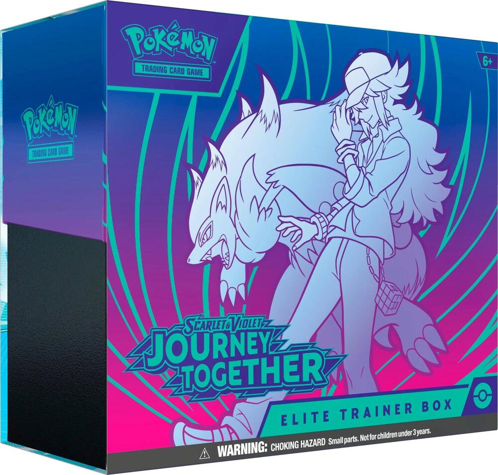 Pokémon TCG Journey Together Elite Trainer Box with 9 Booster Packs