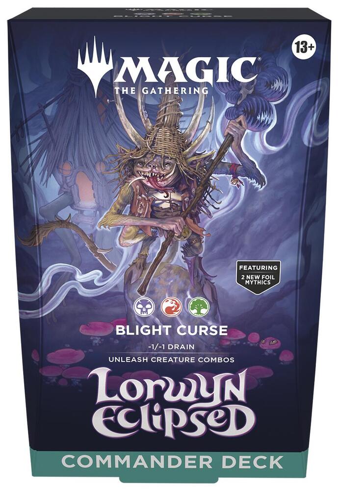Magic The Gathering Lorwyn Eclipsed Blight Curse Commander Deck