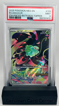 Bulbasaur 133/132 Mega Evolution Stamped Illustration Rare PSA 9