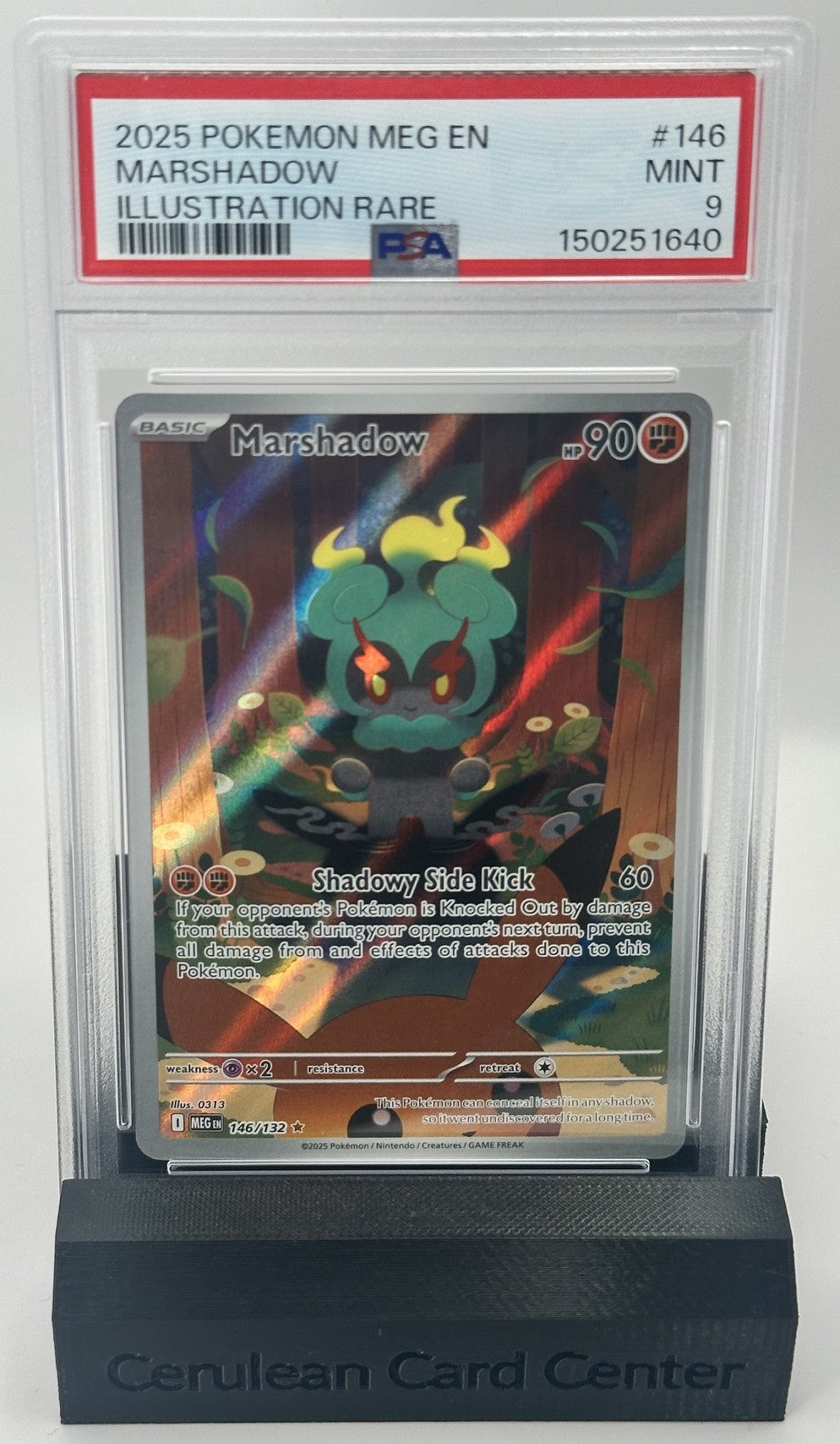 Pokémon Mega Evolution Marshadow 146/132 Illustration Rare PSA 9
