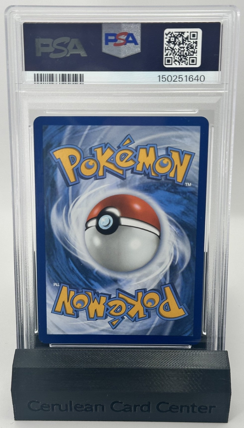 Back of Marshadow 146/132 Mega Evolution PSA 9 graded card