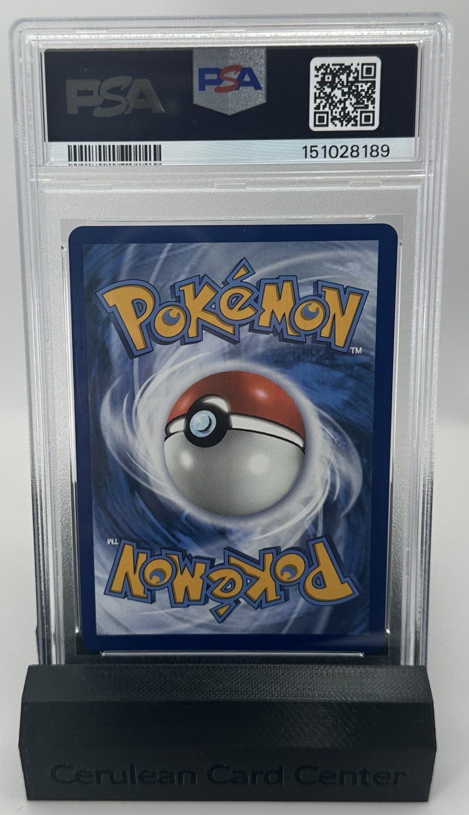 Back of Steelix 150/132 Mega Evolution PSA 9 graded card