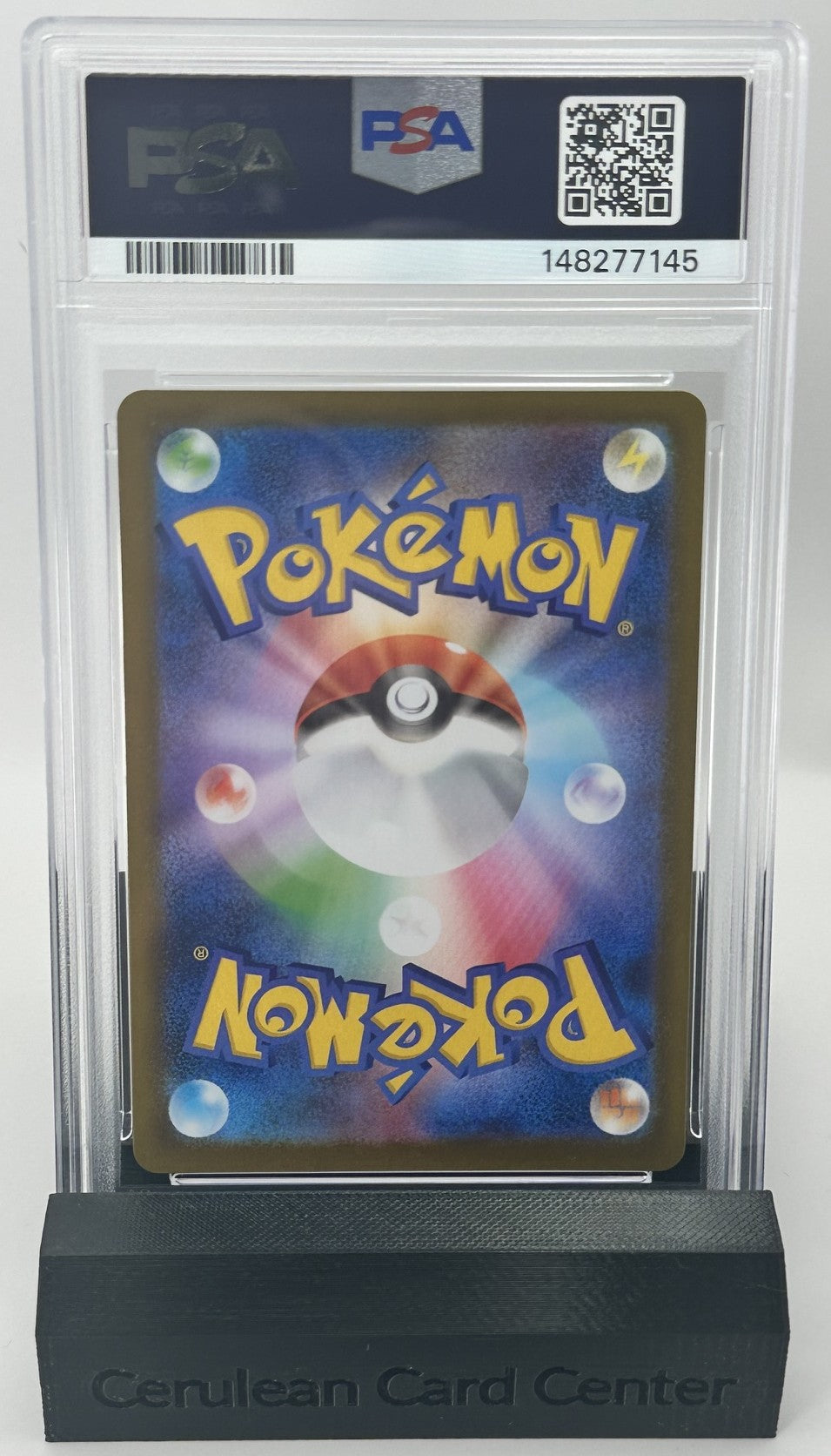 Back of Japanese Mega Brave Bulbasaur 064/063 PSA 10 graded card