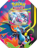 Pokémon TCG Mega Charizard X Tin with 4 Booster Packs