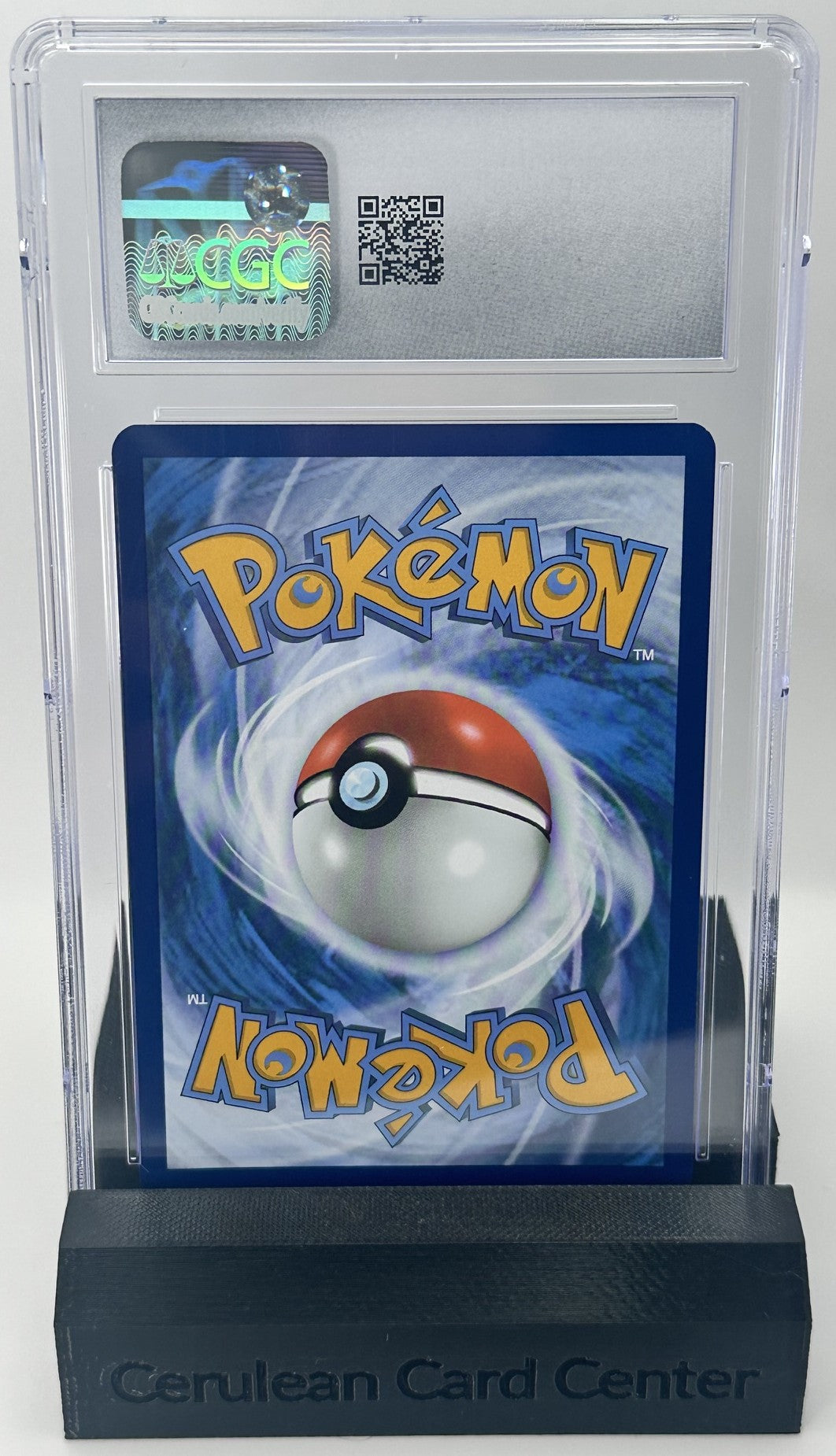 Back of Pokémon Obsidian Flames Charizard ex #125/197 CGC 8 graded card