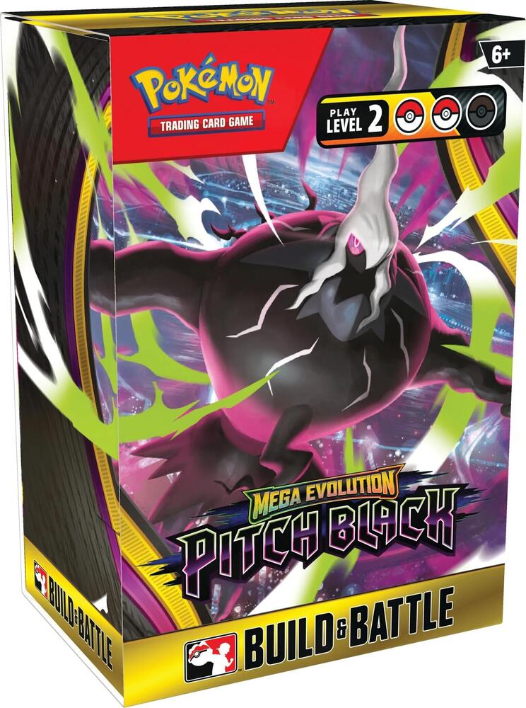 Pokémon TCG Pitch Black Build & Battle Box with 4 Booster Packs