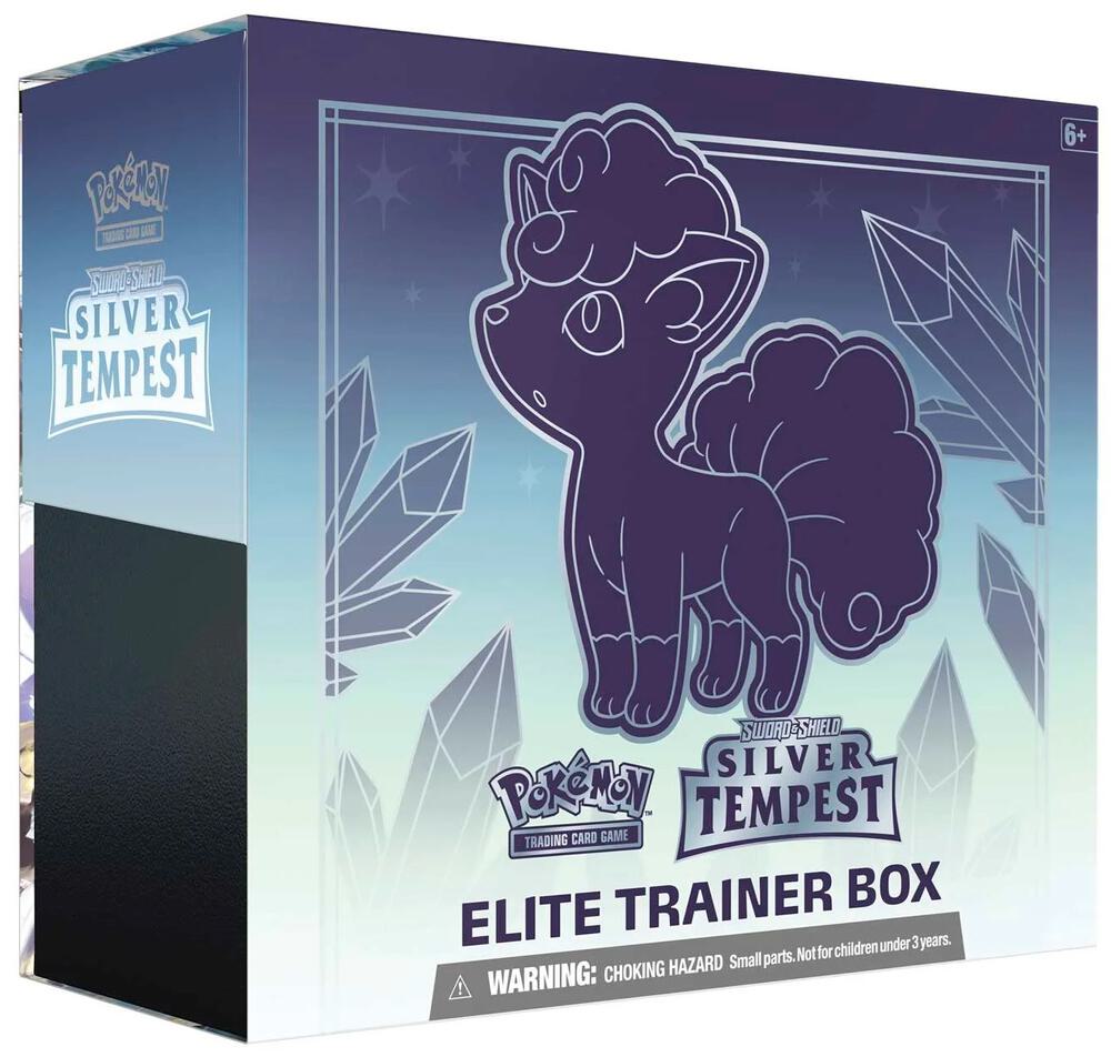 Pokémon TCG Silver Tempest Elite Trainer Box with 8 Booster Packs